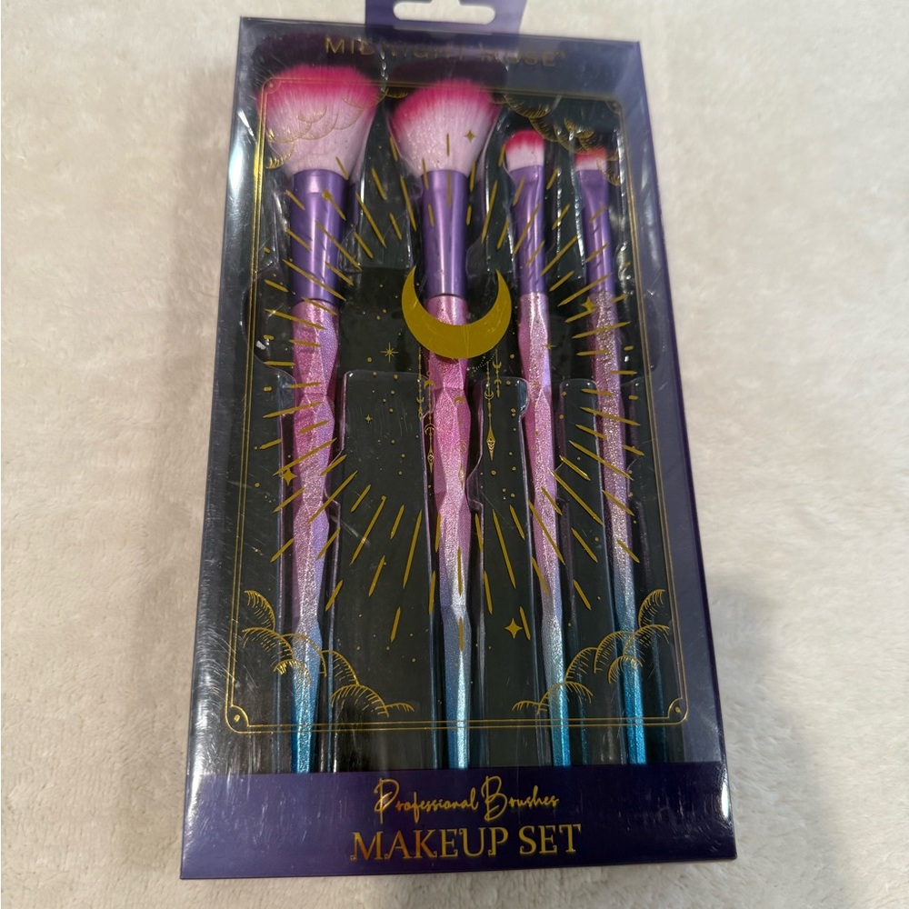 Celestial Glam Makeup Brush Set - Purple and Blue